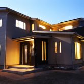 注文住宅 かっこいい工務店 岡山 アイム・コラボレーション アイムの家 施工例7 収納が豊富、動線に配慮した家 外観