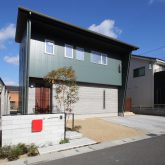 注文住宅 かっこいい工務店 岡山 アイム・コラボレーション アイムの家 施工例12 家事動線の良さと子育てのしやすさを考えた、ご家族が笑顔になる住まい 外観