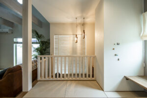 かっこいい工務店　熊本県　ブレスホーム　施工例　＃3　ナチュラル　西海岸テイスト　　　　ペットと暮らす家　ペットスペース　スキップフロア