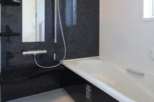 かっこいい工務店　京都府　ADACHI住建　足立住建　施工例　＃3　新築　戸建　平屋　　ナチュラルモダン　バスルーム