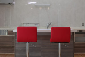 かっこいい工務店　京都府　ADACHI住建　足立住建　施工例　＃3　新築　戸建　平屋　　ナチュラルモダン　アイランドキッチン　カウンター