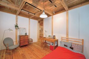 かっこいい工務店　京都府　ADACHI住建　足立住建　施工例　＃4　新築　戸建　ナチュラルモダン　内観　子供部屋