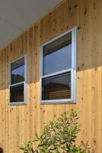 かっこいい工務店　京都府　ADACHI住建　足立住建　施工例　＃4　新築　戸建　ナチュラルモダン　外観　窓