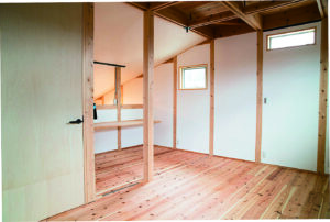 かっこいい工務店　京都府　ADACHI住建　足立住建　施工例　＃5　新築　戸建　ナチュラルモダン　内観　2階　寝室