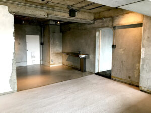 かっこいい工務店　東京都　バークノア　施工例　#2 リノベーション　マンション　インダストリアル　デザインコンクリート　LDK　内観　2