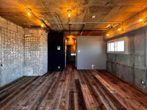 かっこいい工務店　東京都　バークノア　リノベーション　マンション　施工例　#6　マンション　LDK