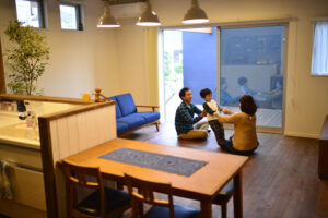 かっこいい工務店　熊本　ブレスホーム　新築　戸建　ナチュラルモダン　内観　リビング