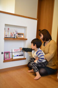 かっこいい工務店　熊本　ブレスホーム　新築　戸建　ナチュラルモダン　内観　2階　ホール