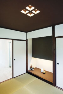 かっこいい工務店　熊本　ブレスホーム　建築実例　23　シンプルモダン　内観　小上がり　和室