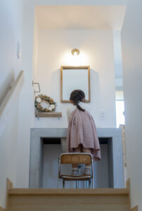 かっこいい工務店　熊本県　ブレスホーム　施工例　＃6　アメリカン　洗面所　2