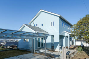 かっこいい工務店　熊本県　ブレスホーム　施工例　＃6　アメリカン　外観