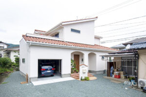 かっこいい工務店　熊本　ブレスホーム　施工実例　13　新築　戸建　プロヴァンス　外観