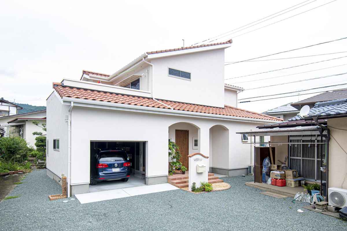 かっこいい工務店　熊本　ブレスホーム　施工実例　13　新築　戸建　プロヴァンス　外観