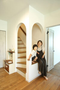 かっこいい工務店　熊本県　ブレスホーム　施工例　＃7　プロヴァンス　平屋　ニッチ　飾り棚