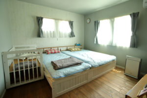 かっこいい工務店　熊本県　ブレスホーム　施工例　＃7　プロヴァンス　平屋　寝室