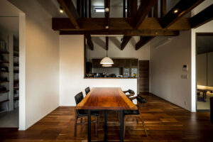 かっこいい工務店　熊本　ブレスホーム　施工例　9　新築　戸建　平屋　ダイニング＆キッチン