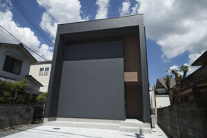 かっこいい工務店　熊本　ブレスホーム　建築実例　22　新築　戸建　シンプルモダン　ホテルライク　外観