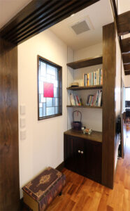 かっこいい工務店　熊本県　ブレスホーム　施工例　#1　和風建築　日本建築　平屋　ワークデスク