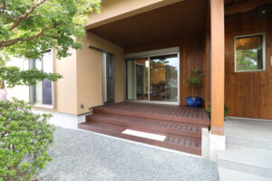 かっこいい工務店　熊本県　ブレスホーム　施工例　#1　和風建築　日本建築　平屋　エントランス　玄関