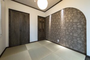 かっこいい工務店　福岡　ブルースホーム小倉　施工実例　9　新築　戸建　プロヴァンス　内観　和室