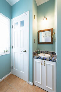 かっこいい工務店　福岡県　ブルースホーム　施工例　#1　アメリカン　内観　洗面化粧台