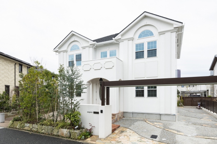 かっこいい工務店　福岡県　ブルースホーム　施工例　#3　新築　戸建　プロヴァンス　外観