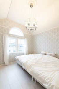 かっこいい工務店　福岡県　ブルースホーム　施工例　#3　新築　戸建　プロヴァンス　内観　寝室