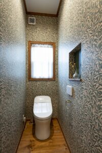 かっこいい工務店　福岡県　ブルースホーム　施工例　#2　アメリカン　内観　トイレ