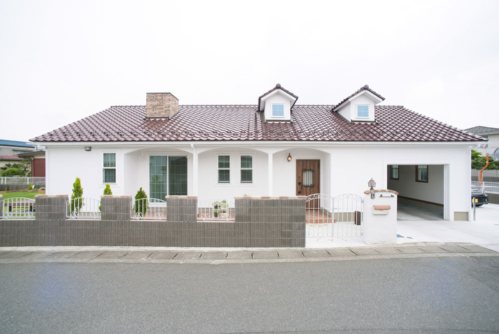 かっこいい工務店　埼玉　デザインハウス・エフ　施工例9　平屋　プロヴァンス　外観