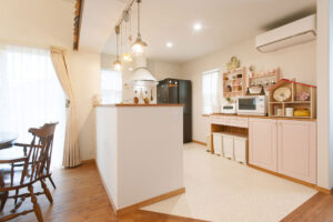 かっこいい工務店　埼玉　デザインハウス・エフ　施工例9　平屋　プロヴァンス　オープンキッチン