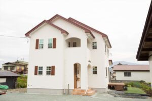 かっこいい工務店　山形　福井建設　施工例　＃4　新築　戸建　プロヴァンス　外観