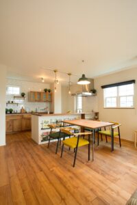 かっこいい工務店　山形　福井建設　施工例　＃4　新築　戸建　プロヴァンス　ダイニング