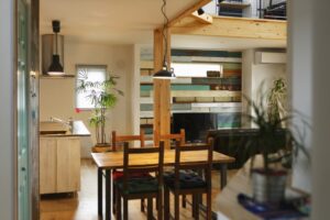 かっこいい工務店　山形　福井建設　施工例 #2　新築　戸建　ナチュラル　内観　ダイニング