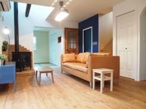 かっこいい工務店　山形　福井建設　施工例　＃3　新築　戸建　アメリカン　リビング　2