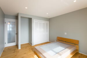 かっこいい工務店　山形　福井建設　施工例　＃5　新築　戸建　アメリカン　内観　寝室