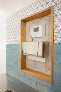 かっこいい工務店　山形　福井建設　施工例　＃5　新築　戸建　アメリカン　内観　ニッチ