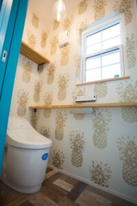 かっこいい工務店　山形　福井建設　施工実例　6　新築　戸建　アメリカン　内観　トイレ