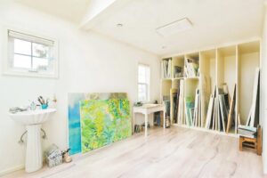 かっこいい工務店　埼玉　デザインハウス・エフ　建築実例　24　洋館　内観　アトリエ　2