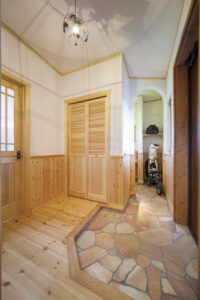 かっこいい工務店　埼玉県　デザインハウス・エフ　施工例　#2　北欧　玄関ホール