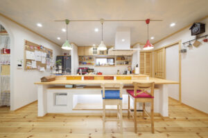 かっこいい工務店　埼玉県　デザインハウス・エフ　施工例　#2　北欧　アイランドキッチン