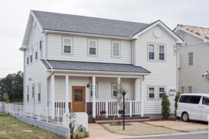 かっこいい工務店　埼玉　デザインハウス・エフ　施工実例　17　新築　戸建　アメリカン　外観