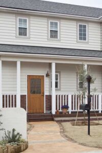 かっこいい工務店　埼玉　デザインハウス・エフ　施工実例　17　新築　戸建　アメリカン　外観　2