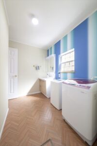 かっこいい工務店　埼玉県　デザインハウス・エフ　施工例　#3 アメリカン　洗面所