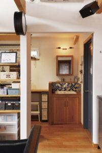 かっこいい工務店　埼玉県　デザインハウス・エフ　施工例　#6　ブルックリン　洗面所