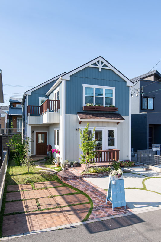 かっこいい工務店　埼玉県　デザインハウス・エフ　施工例　#7　北欧　店舗併用住宅　外観