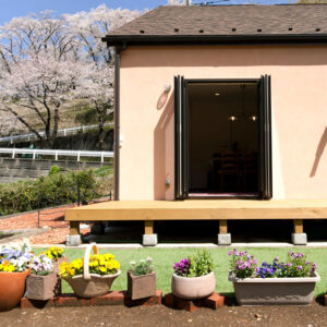 かっこいい工務店　埼玉県　デザインハウス・エフ　施工例　#8　プロヴァンス　外観　ウッドデッキ