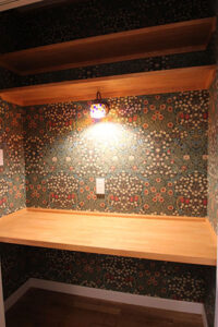 かっこいい工務店　静岡県　北条建設　施工例　#2　パリ　アパルトマン　内観　ワークデスク　書斎