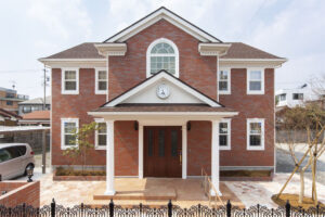 かっこいい工務店　静岡県　北条建設　施工例　#3　ジョージアンスタイル　外観