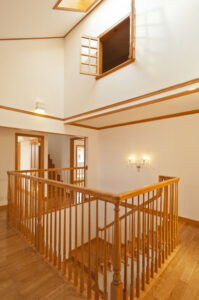 かっこいい工務店　静岡県　北条建設　施工例　#3　ジョージアンスタイル　内観　2階　ホール
