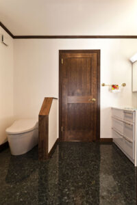 かっこいい工務店　静岡県　北条建設　施工例　#5　新築　戸建　アメリカン　コロニアルスタイル　内観　トイレ